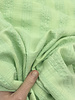 M. pastel green - demi-seersucker cotton rayon blend