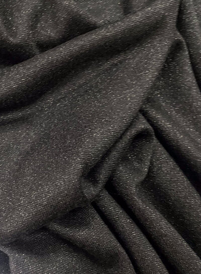 M. black - knitted rayon with a subtle sparkle