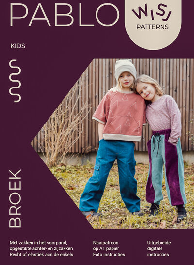 Wisj patterns pablo broek kids