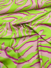 A la Ville bright green and fuchsia - beautiful Italian crepe