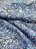 A la Ville bright blue paisley flowers - Italian cotton