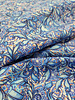 A la Ville bright blue paisley flowers - Italian cotton