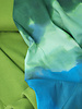 A la Ville apple green - Italian linen viscose blend