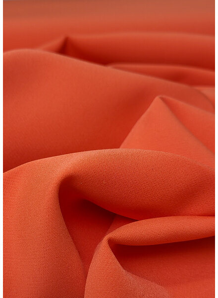 A la Ville summery orange - beautiful translucent fabric for dresses or trousers