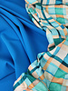 A la Ville summery blue - beautiful translucent fabric for dresses or trousers