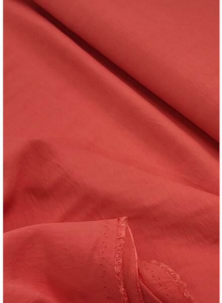 A la Ville coral - very nice viscose slub