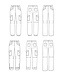 Maison Fauve Le pantalon TREMPLIN - naaipatroon - Engels en Franse instructies