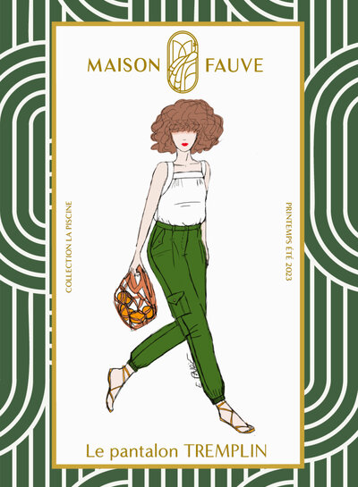 Maison Fauve Le pantalon TREMPLIN - naaipatroon - Engels en Franse instructies