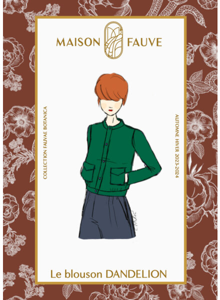 Maison Fauve Le blouson DANDELION - naaipatroon - Engels en Franse instructies