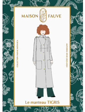 Maison Fauve Le manteau TIGRIS - sewing pattern - English and French instructions