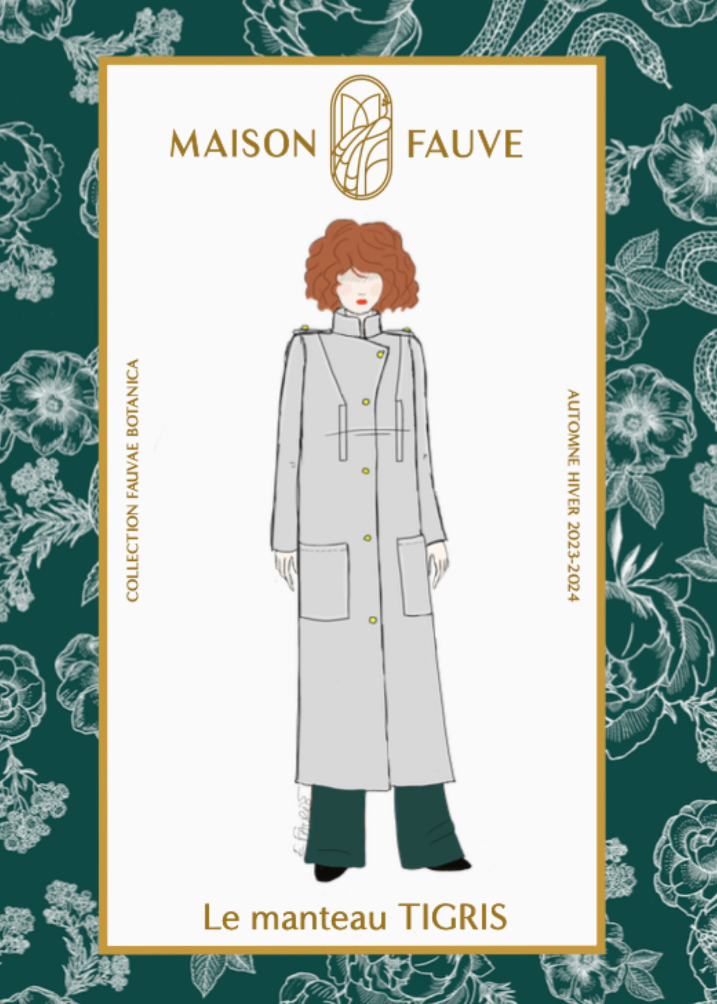 Le manteau TIGRIS sewing pattern English and French instructions