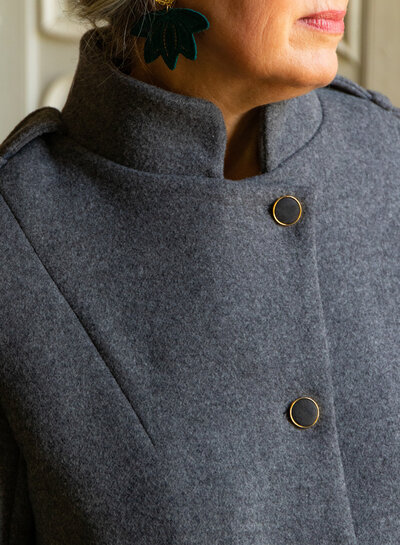 Maison Fauve Le manteau TIGRIS - sewing pattern - English and French instructions