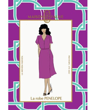 Maison Fauve La robe PENELOPE - sewing pattern - English and French instructions