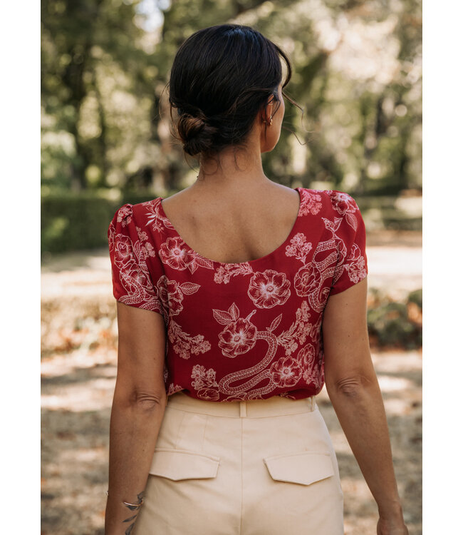 Maison Fauve La Blouse CICADELLA - naaipatroon - Engels en Franse instructies