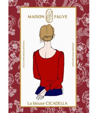 Maison Fauve La Blouse CICADELLA - sewing pattern - English and French instructions