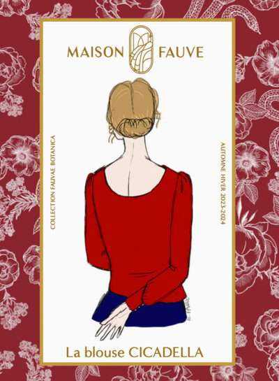 Maison Fauve La Blouse CICADELLA - naaipatroon - Engels en Franse instructies