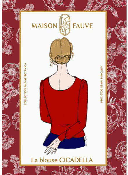 Maison Fauve La Blouse CICADELLA - sewing pattern - English and French instructions