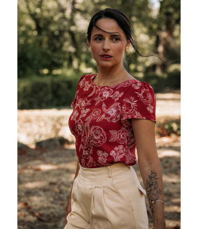 Maison Fauve La Blouse CICADELLA - naaipatroon - Engels en Franse instructies