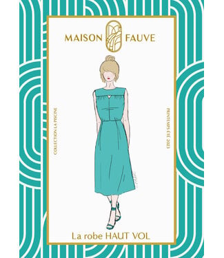 Maison Fauve La Robe HAUT VOL - sewing pattern - English and French instructions