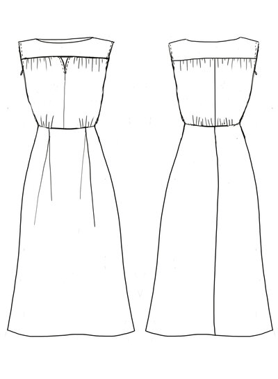 Maison Fauve La Robe HAUT VOL - sewing pattern - English and French instructions