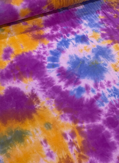 M. orange and lilac tie dye - jersey