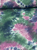 M. green and fuchsia - tie dye - french terry