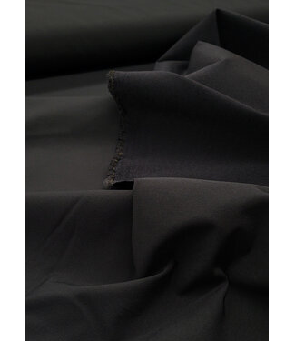 Madeline black - waterproof bengaline - ideal for rain suits and jackets