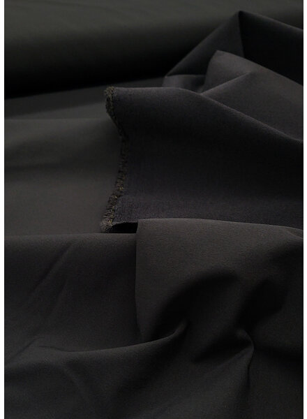 M. black - waterproof bengaline - ideal for rain suits and jackets