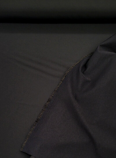 M. black - waterproof bengaline - ideal for rain suits and jackets