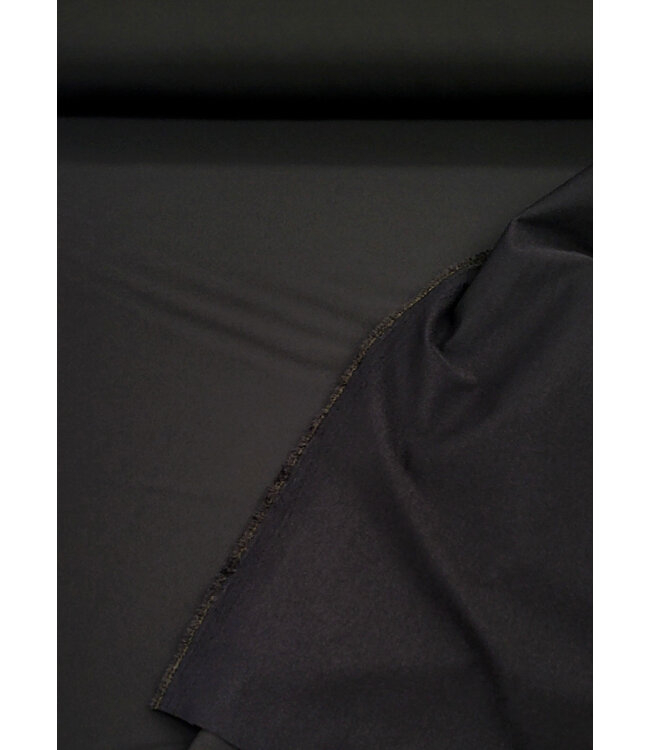 Madeline zwart -  softshell zonder fleece - waterproof bengaline - ideaal voor regenpakken en jassen