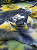 M. blue and mustard - tie dye - french terry