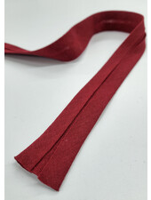 biais double gauze - GOTS - 27mm - licht marsala kleur 77 - PRIJS PER METER