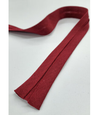 bias double gauze - GOTS - 27mm - light marsala color 77 - PRICE PER METER