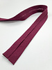 bias double gauze - GOTS - 27mm - bordeaux color 72 - PRICE PER METER