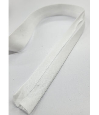 bias double gauze - GOTS - 27mm - ecru color 51 - PER METER