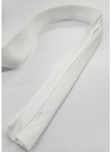 biais double gauze - GOTS - 27mm - ecru kleur 51 - PER METER