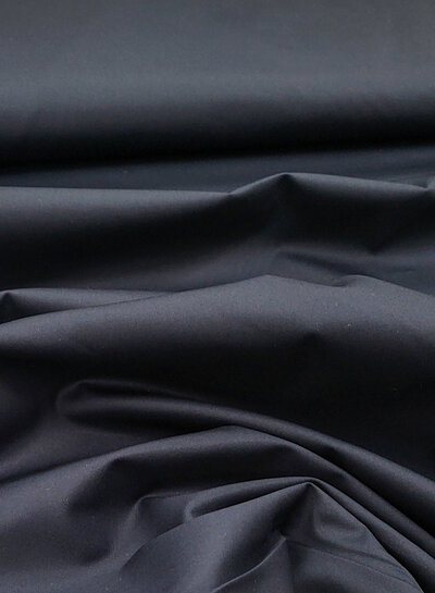 M. marineblauw cotton twill gabardine