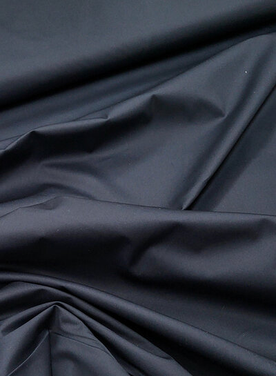 M. marineblauw cotton twill gabardine