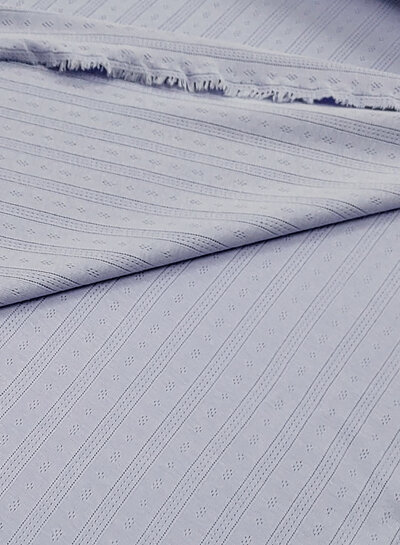 Madeline lavender - ajour pointelle jersey