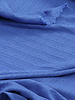 M. kobaltblauw - ajour pointelle tricot