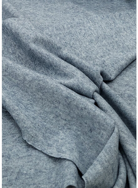 Swafing gray blue melee - knitted viscose