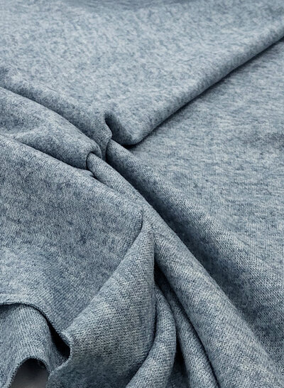 Swafing gray blue melee - knitted viscose