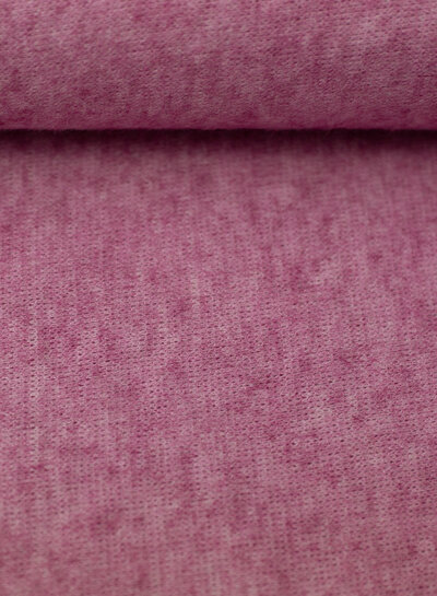 Swafing dark pink melee - knitted viscose