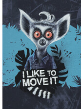 THORSTEN BERGER I like to move it! - tricot paneel 85 cm hoogte