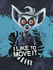 THORSTEN BERGER I like to move it! - tricot paneel 85 cm hoogte