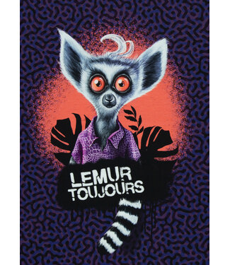 THORSTEN BERGER Lemur Toujours - purple - jersey panel 85 cm height