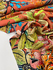 Swafing Nizza leaves terracota - viscose voile