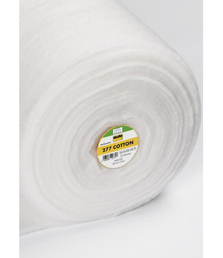 Vlieseline 277 - 150 cm breed - tussenvulling 100% katoen wit
