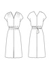 Maison Fauve La Robe Transat - sewing pattern - English and French instructions