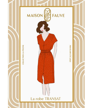 Maison Fauve La Robe Transat - sewing pattern - English and French instructions